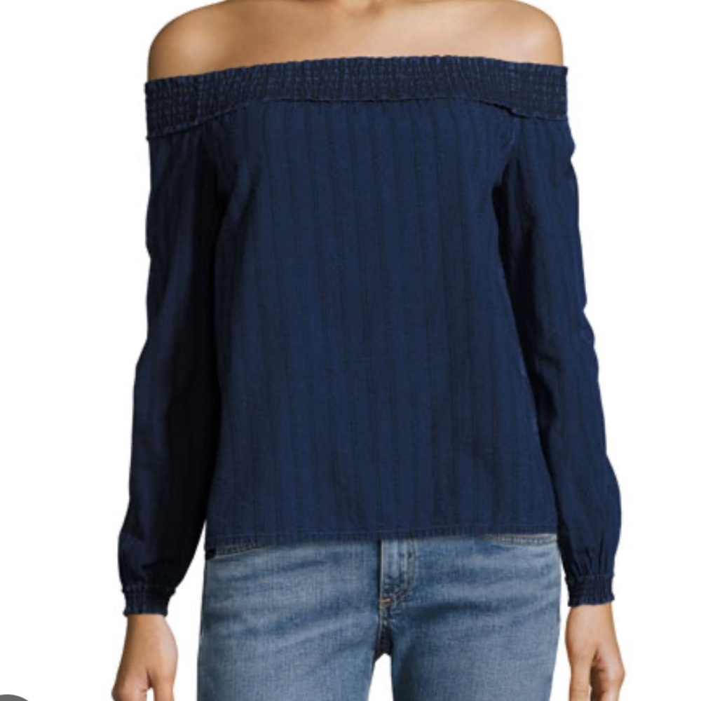 Rag&Bone Off The Shoulder Cotton Top